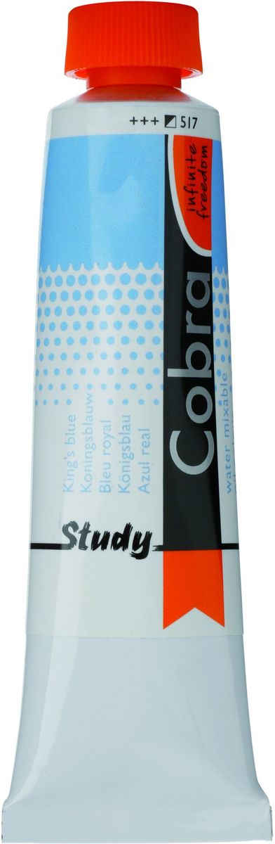 Cobra Study Olieverf 40ml | Kings Blue (517)